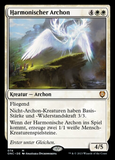 Harmonischer Archon ONC-74 Mythic Near Mint Deutsch