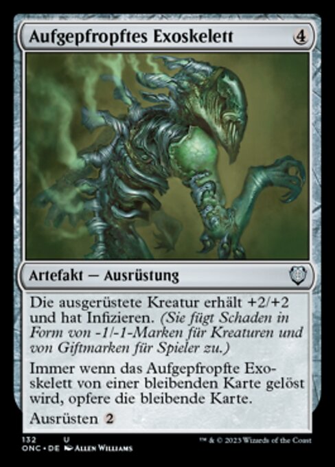 Aufgepfropftes Exoskelett ONC-132 Uncommon Excellent Deutsch