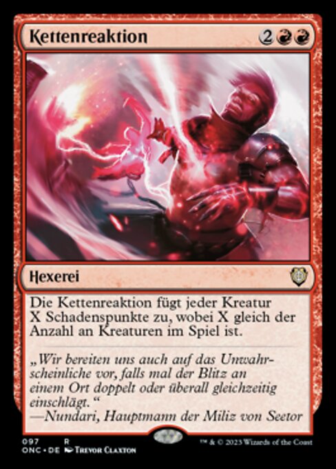 Kettenreaktion ONC-97 Rare Near Mint Deutsch