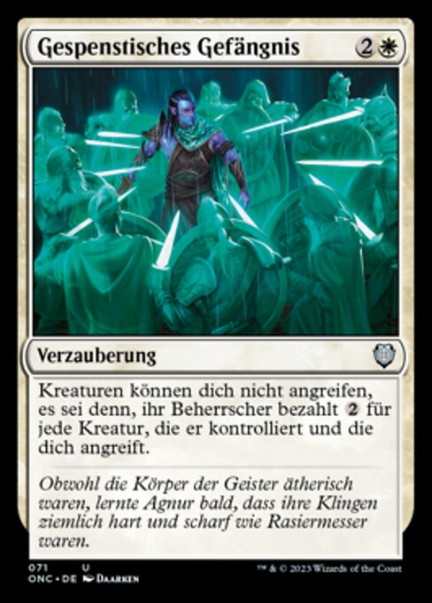 Gespenstisches Gefängnis ONC-71 Uncommon Good Deutsch