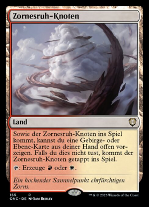 Zornesruh-Knoten ONC-155 Rare Near Mint Deutsch