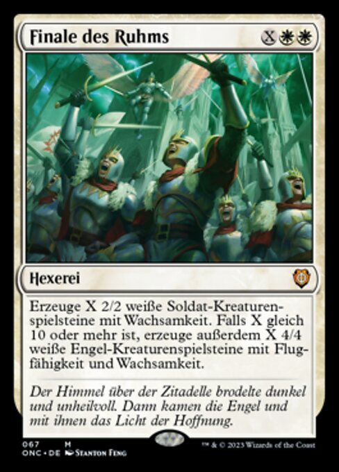 Finale des Ruhms ONC-67 Mythic Near Mint Deutsch