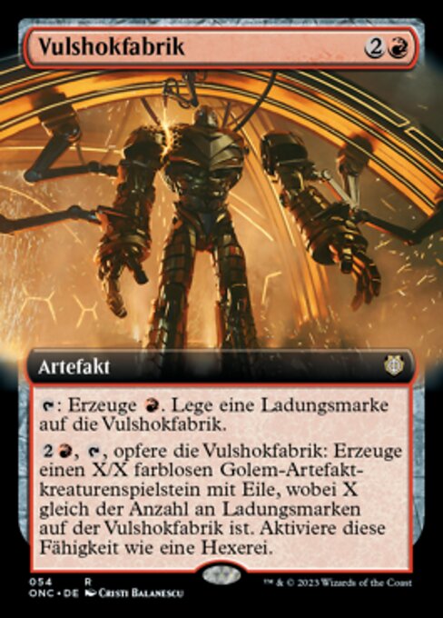 Vulshokfabrik XONC-54 Rare Near Mint Deutsch