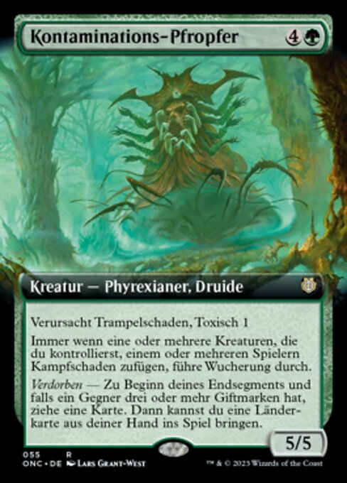 Kontaminations-Pfropfer XONC-55 Rare Near Mint Deutsch