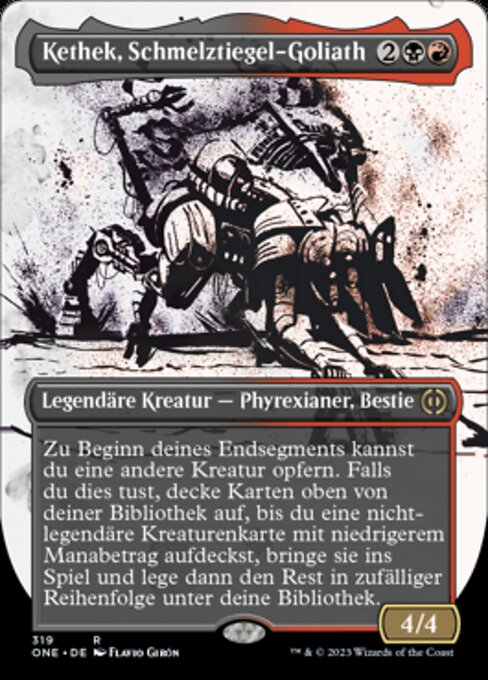 Kethek, Schmelztiegel-Goliath (V.1) XONE-319 Rare Near Mint Deutsch