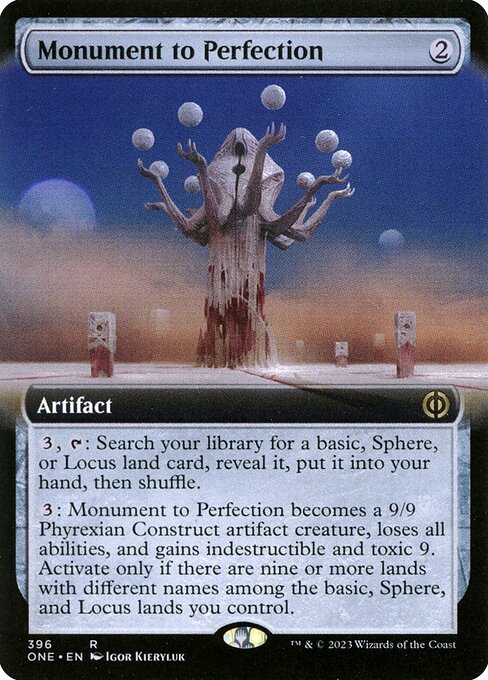 Monument to Perfection XONE-396 Rare Excellent Englisch Foil