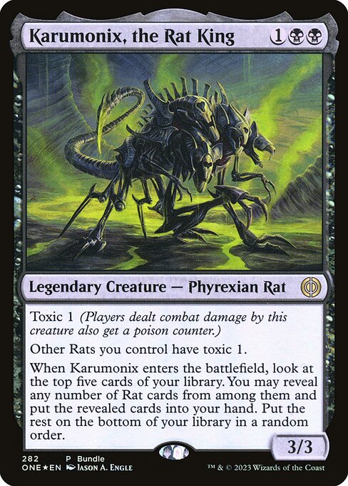 Karumonix, the Rat King PONE-282 Rare Near Mint Englisch Foil