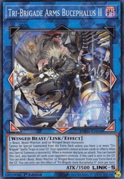 Sta-Brigade-Waffen Bucephalus II (V.1) PHHY-048 Super Rare Near Mint Deutsch 1. Auflage