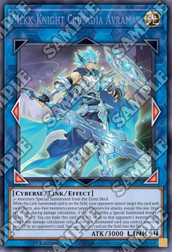 Mekk-Ritter Crusadia Avramax (V.1) MAZE-054 Super Rare Excellent Deutsch 1. Auflage