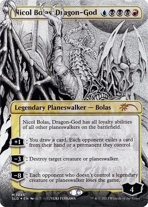 Nicol Bolas, Dragon-God SLDWPNM-1246 Mythic Near Mint Englisch Foil