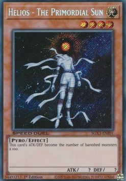 Helios - Die Ursprüngliche Sonne (V.2) SGX3-F01 Secret Rare Excellent Deutsch 1. Auflage
