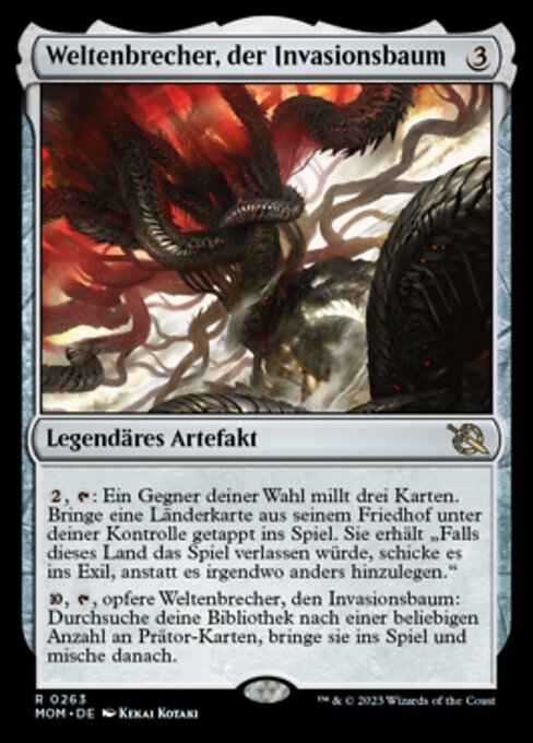 Weltenbrecher, der Invasionsbaum MOM-263 Rare Near Mint Deutsch