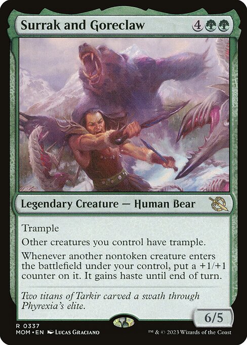 Surrak and Goreclaw (V.1) XMOM-337 Rare Near Mint Englisch