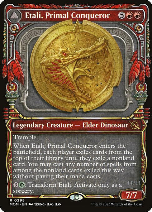 Etali, Primal Conqueror // Etali, Primal Sickness XMOM-298 Rare Near Mint Englisch