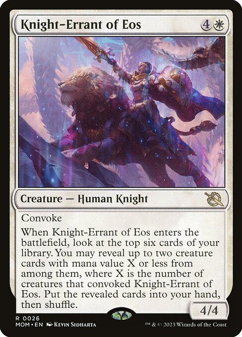 Knight-Errant of Eos MOM-26 Rare Near Mint Englisch Foil