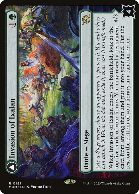 Invasion of Ixalan // Belligerent Regisaur MOM-191 Rare Excellent Englisch