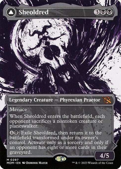 Sheoldred // The True Scriptures (V.1) XMOM-297 Mythic Near Mint Englisch