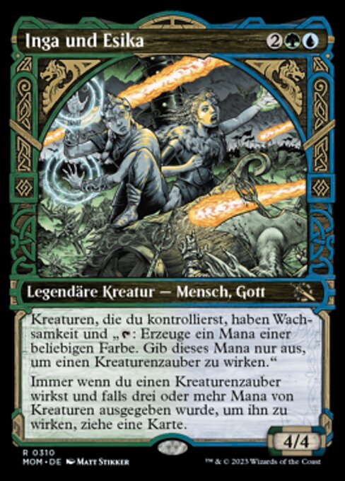 Inga und Esika XMOM-310 Rare Near Mint Deutsch