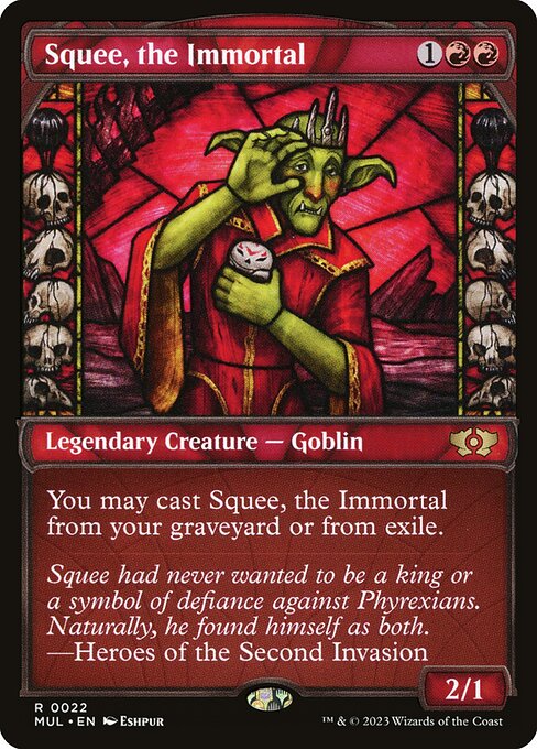 Squee, the Immortal (V.1) MUL-22 Rare Light Played Englisch Foil
