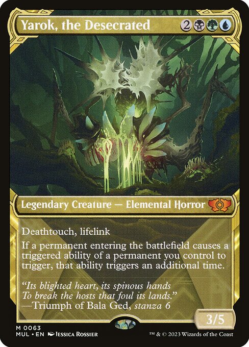 Yarok, the Desecrated MUL-63 Mythic Near Mint Englisch Foil