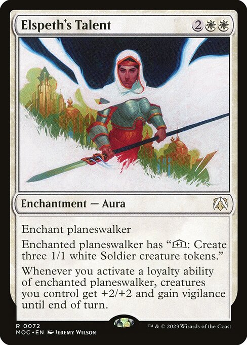 Elspeths Talent MOC-72 Rare Excellent Englisch Foil