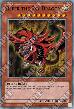 Slifer der Himmelsdrache (V.1) LC25-LC01-002 Ultra Rare Light Played Deutsch