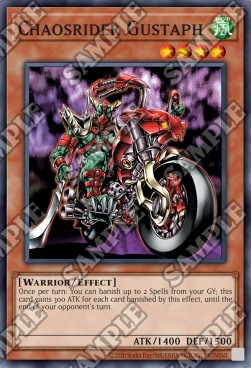 Chaosreiter Gustaph IOC-25TH-DE018 Super Rare Near Mint Deutsch