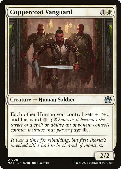 Coppercoat Vanguard MAT-1 Uncommon Near Mint Englisch