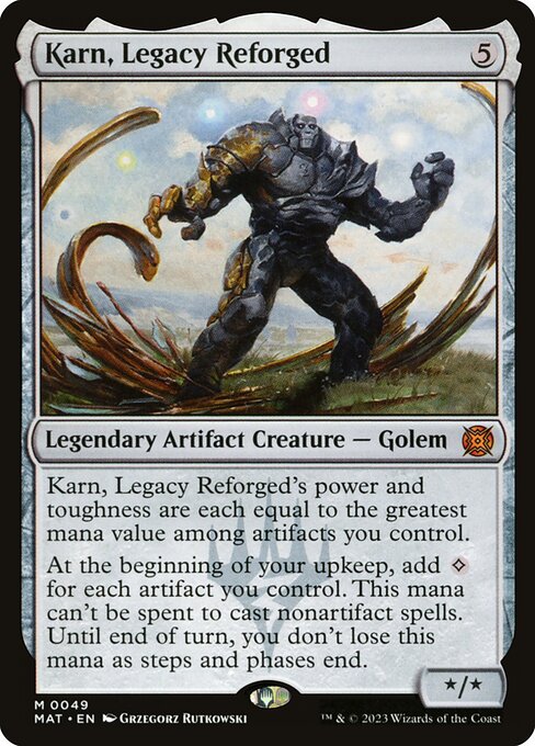 Karn, Legacy Reforged MAT-49 Mythic Near Mint Englisch