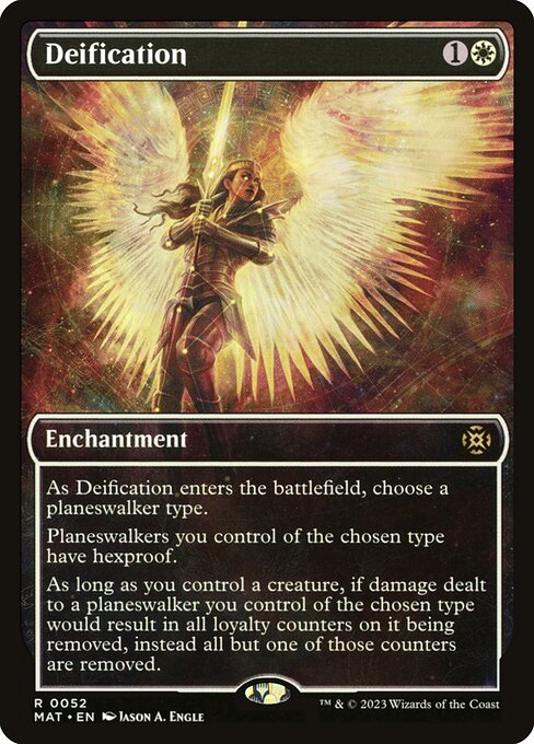 Deification (V.1) XMAT-52 Rare Excellent Englisch Foil