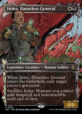 Jirina, Dauntless General (V.1) XMAT-82 Rare Good Englisch Foil