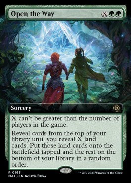 Open the Way (V.3) XMAT-163 Rare Good Englisch Foil