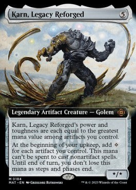 Karn, Legacy Reforged (V.3) XMAT-184 Mythic Excellent Englisch Foil