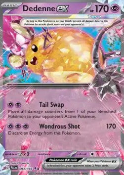 Dedenne ex PAL-093 Double Rare Excellent Deutsch