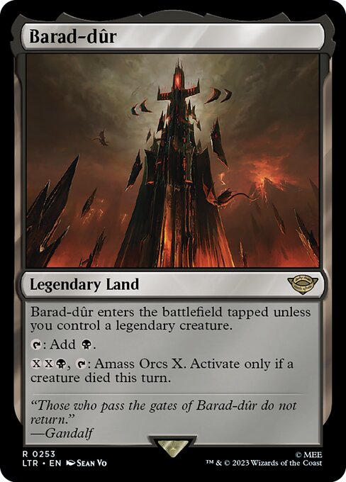 Barad-dûr LTR-253 Rare Excellent Englisch