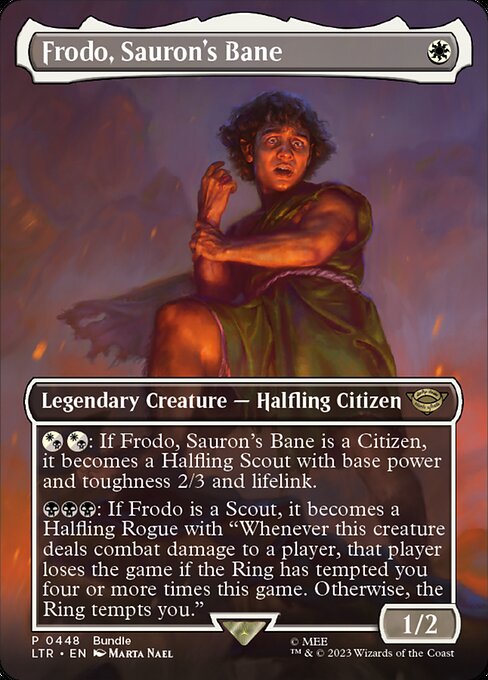 Frodo, Saurons Untergang (V.2) XLTR-448 Rare Excellent Englisch