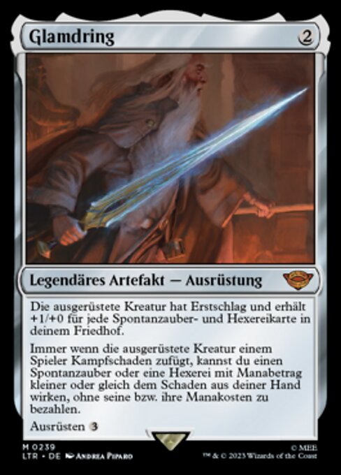 Glamdring LTR-239 Mythic Excellent Deutsch