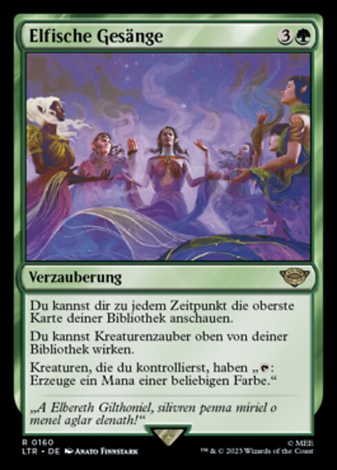 Elfische Gesänge LTR-160 Rare Good Deutsch
