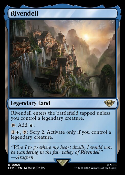 Rivendell LTR-259 Rare Near Mint Englisch Foil