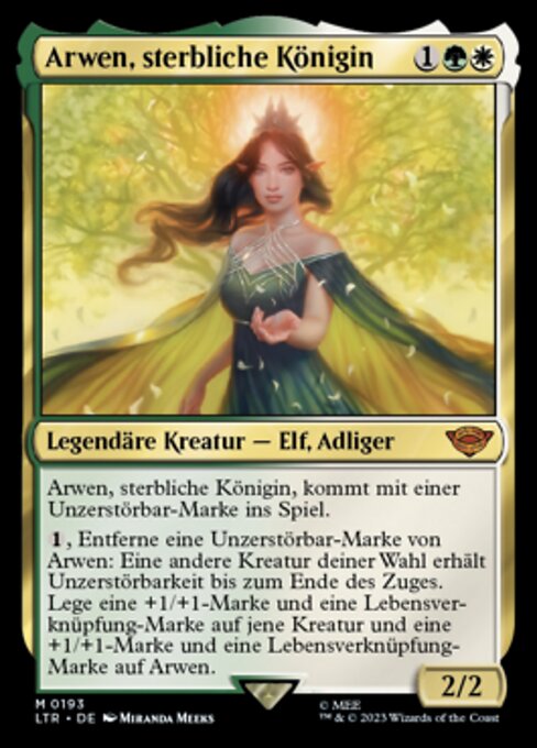Arwen, sterbliche Königin LTR-193 Mythic Excellent Deutsch