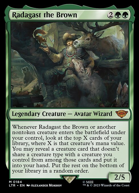 Radagast the Brown LTR-184 Mythic Played Englisch