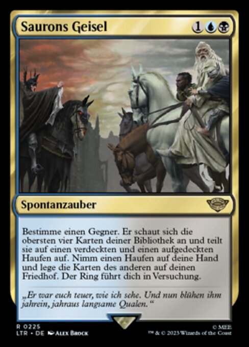Saurons Geisel LTR-225 Rare Near Mint Deutsch