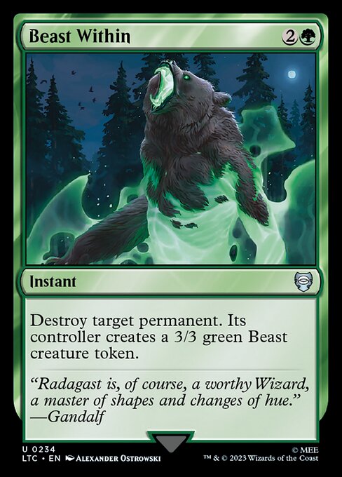 Beast Within LTC-234 Uncommon Near Mint Englisch