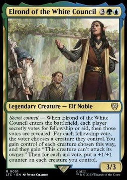 Elrond of the White Council LTC-51 Rare Near Mint Englisch