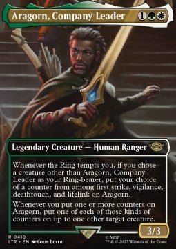 Aragorn, Anführer der Gefährten (V.2) XLTR-410 Rare Excellent Englisch Foil