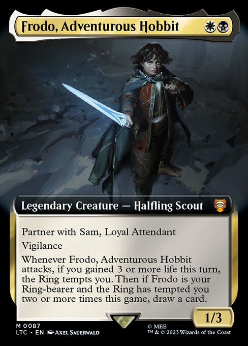 Frodo, abenteuerlustiger Hobbit (V.1) XLTC-87 Mythic Excellent Englisch Foil