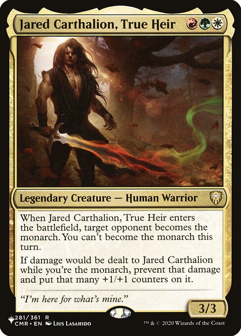 Jared Carthalion, True Heir ZNL-281 Rare Excellent Englisch