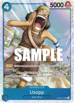 Usopp (OP03-041) (V.1) OP03 Super Rare Near Mint Englisch