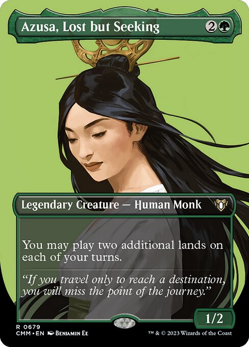 Azusa, Lost but Seeking (V.2) XCMM-679 Rare Near Mint Englisch Foil