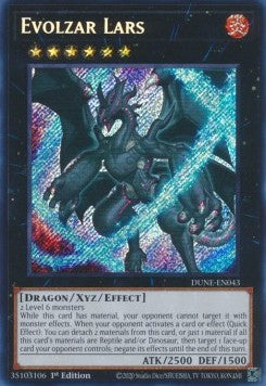Evolzar Lars (V.1) DUNE-EN043 Secret Rare Near Mint Englisch 1. Auflage